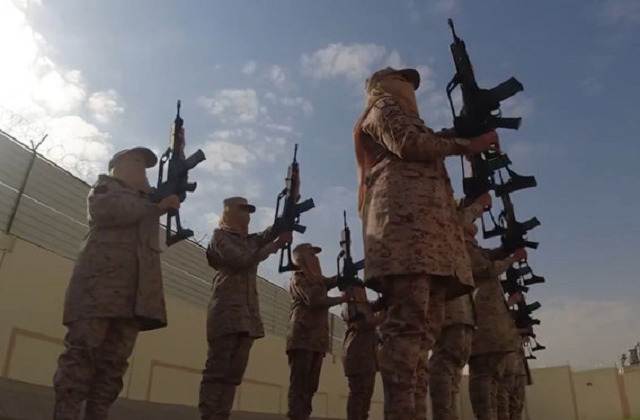 female military recruitment for the saudi armed forces was opened in february screengrab saudi ministry of defence