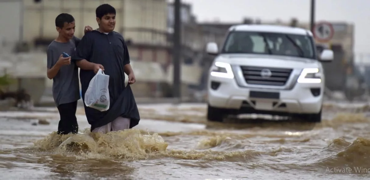 two dead as saudi storm closes schools cuts main road to mecca two dead as saudi storm closes schools cuts main road to mecca