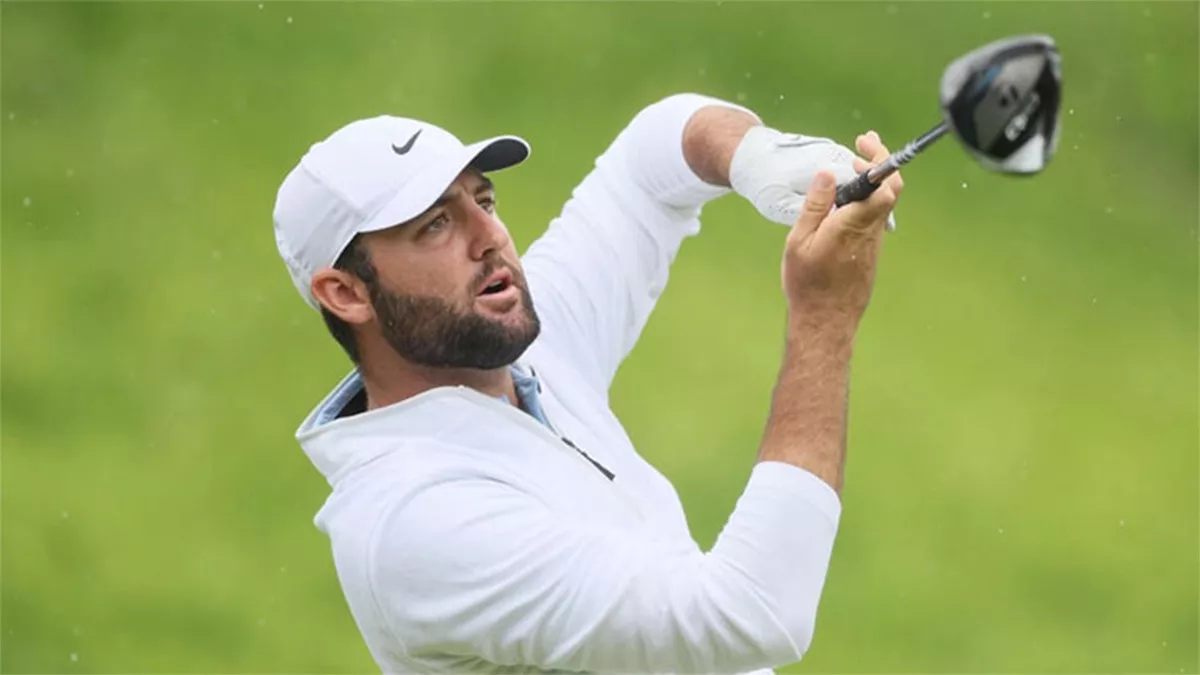 stunning start top ranked scottie scheffler shook off a morning arrest to fired a five under par 66 and stay in contention at the pga championship photo afp stunning start top ranked scottie scheffler shook off a morning arrest to fired a five under par 66 and stay in contention at the pga championship photo afp