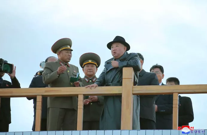 north korea s leader kim jong un attends the opening ceremony of the ryonpho greenhouse farm to mark the anniversary of the founding of the ruling workers party in north korea in this undated photo released on october 11 2022 by north korea s korean central news agency kcna kcna via reuters file photo north korea s leader kim jong un attends the opening ceremony of the ryonpho greenhouse farm to mark the anniversary of the founding of the ruling workers party in north korea in this undated photo released on october 11 2022 by north korea s korean central news agency kcna kcna via reuters file photo