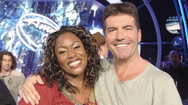 mandisa pictured left on the set of american idol alongside the show s judge simon cowell pictured right image wire image mandisa pictured left on the set of american idol alongside the show s judge simon cowell pictured right image wire image