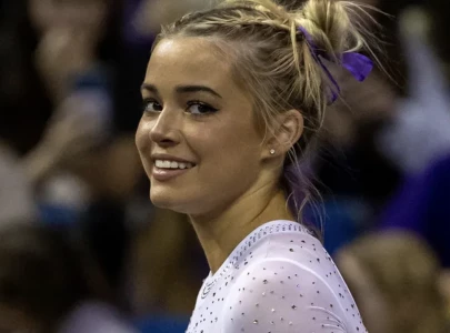 tiktoker and famous gymnast olivia dunne wins ncaa championship with lsu team