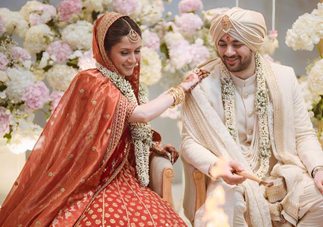 karan deol drisha acharya tie the knot in star studded affair