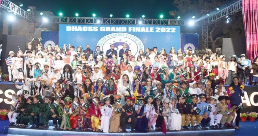 students from dhacss institutions pose for a photograph after the grand finale photo express students from dhacss institutions pose for a photograph after the grand finale photo express