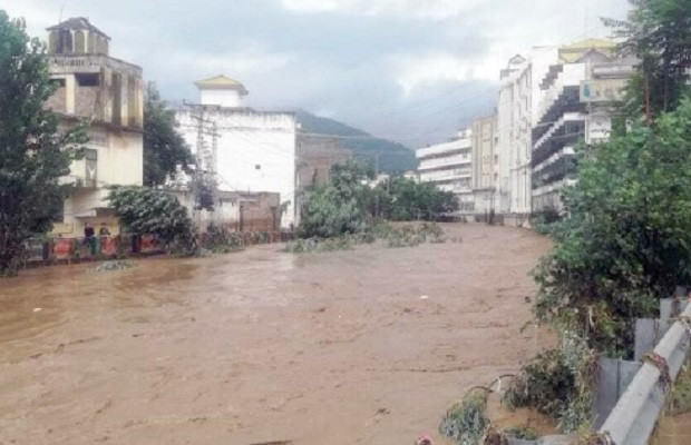 rain deluge mingora streets are flooded as nullahs overflowed after heavy monsoon rains on wednesday photos express