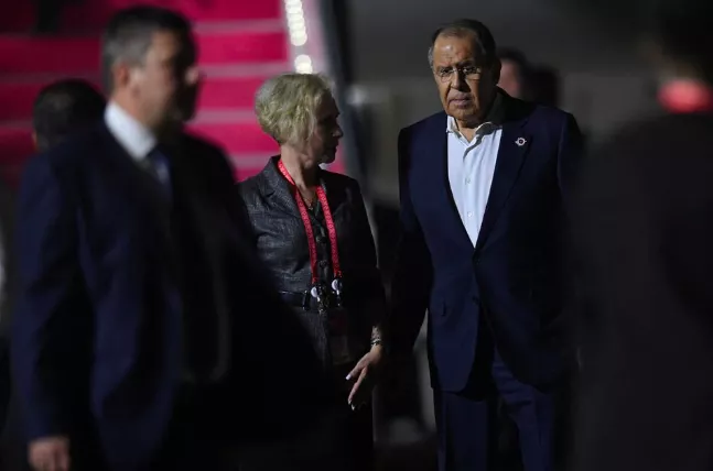 russian foreign minister sergey lavrov arrives at ngurah rai international airport at tuban badung regency indonesia resort island of bali november 13 2022 photo reuters russian foreign minister sergey lavrov arrives at ngurah rai international airport at tuban badung regency indonesia resort island of bali november 13 2022 photo reuters