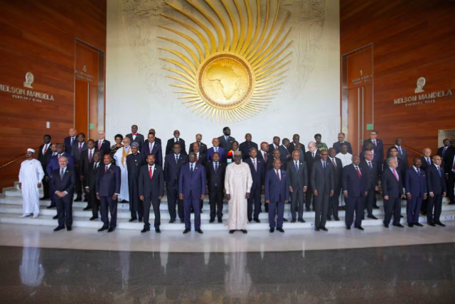 african heads of state pose for a group photo together with antonio guterres secretary general of the united nations during the opening of the 36th ordinary session of the assembly of the africa union at the african union headquarters in addis ababa ethiopia february 18 2023 photo reuters tiksa negeri african heads of state pose for a group photo together with antonio guterres secretary general of the united nations during the opening of the 36th ordinary session of the assembly of the africa union at the african union headquarters in addis ababa ethiopia february 18 2023 photo reuters tiksa negeri