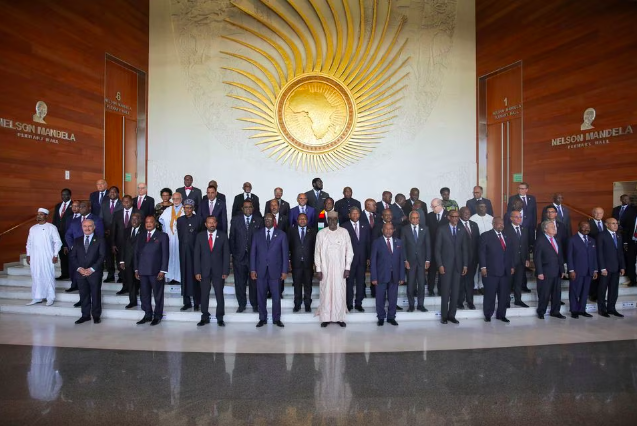 african heads of state pose for a group photo together with antonio guterres secretary general of the united nations during the opening of the 36th ordinary session of the assembly of the africa union at the african union headquarters in addis ababa ethiopia february 18 2023 photo reuters tiksa negeri