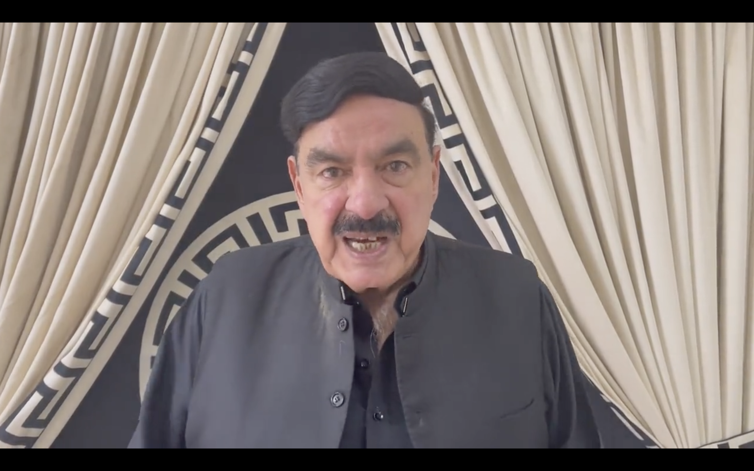 Rashid appeals to CJP after 'raid' at Islamabad home