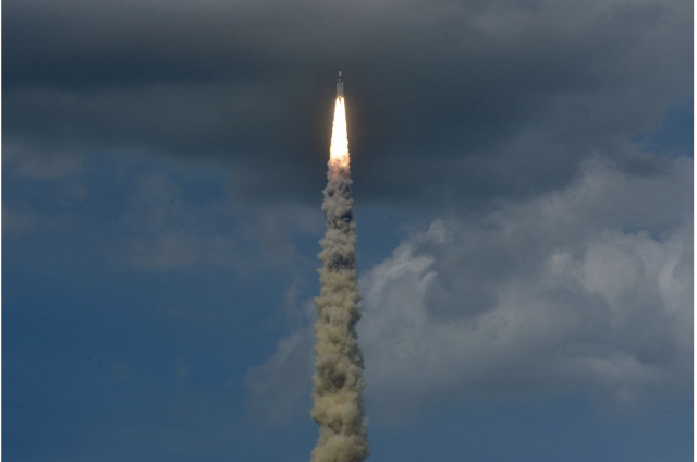 india s lvm3 m4 lifts off carrying the chandrayaan 3 lander from the satish dhawan space centre in sriharikota india on july 14 2023 photo reuters