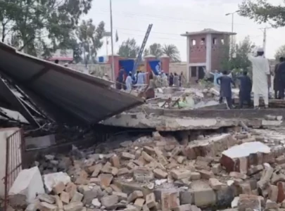 at least five dead in suicide attack on mosque in k p s hangu