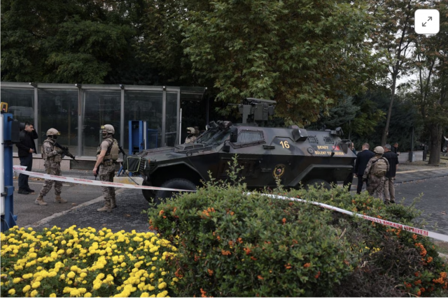 members of turkish police special forces secure the area following an explosion near the interior ministry in ankara turkey october 1 2023 photo reuters