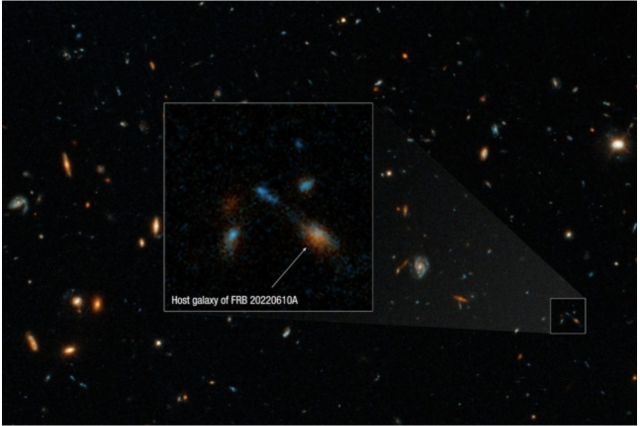 hubble unveils unexpected origin of brightest fast radio burst hubble unveils unexpected origin of brightest fast radio burst