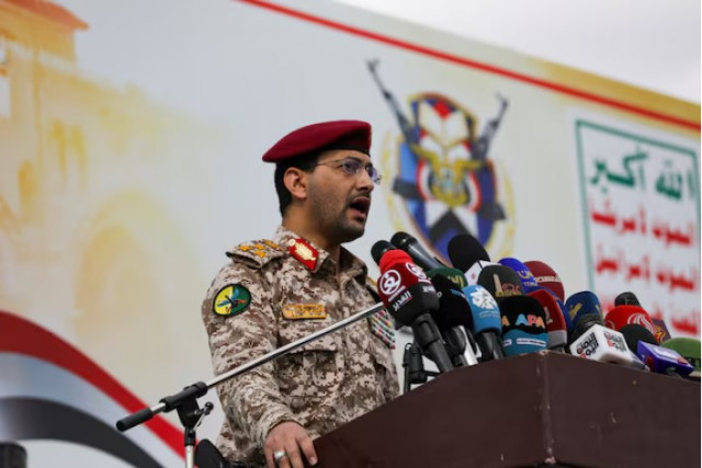 yahya sarea houthi military spokesperson photo reuters yahya sarea houthi military spokesperson photo reuters