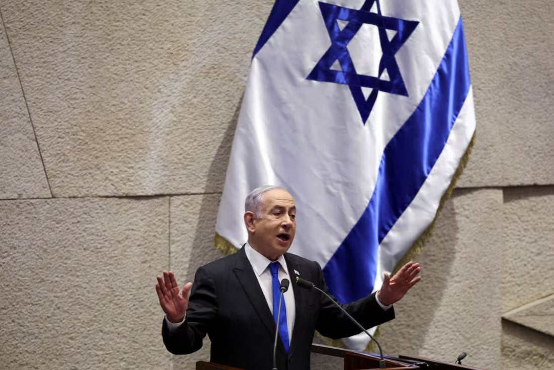 israeli prime minister benjamin netanyahu attends a discussion at the israeli parliament knesset in jerusalem photo reuters