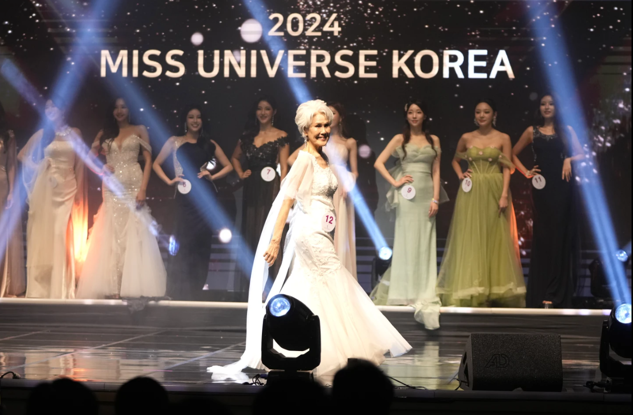 81 year old south korean model wins best dresser at miss universe contest