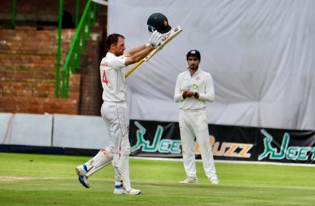 veteran middle order batter sean williams smashed 154 against afghanistan