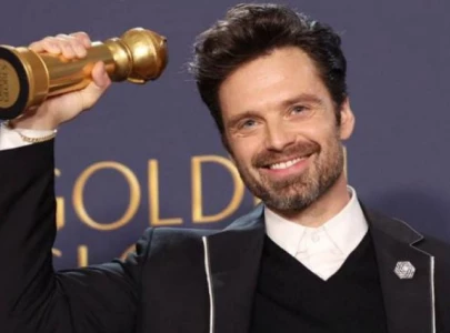 sebastian stan brings mother to oscars 2025 shares emotional childhood memory on red carpet