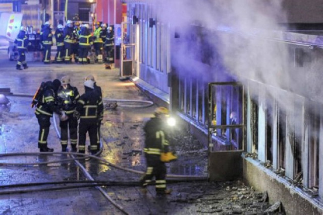 swedish police open arson case after mosque fire