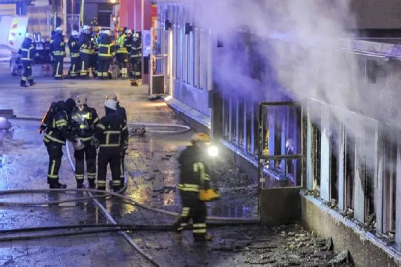 swedish police open arson case after mosque fire swedish police open arson case after mosque fire
