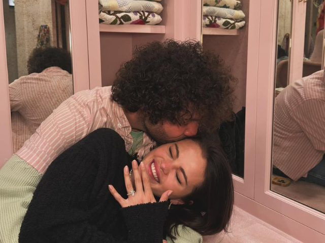 selena gomez s marquise diamond engagement ring captivates fans amid proposal news