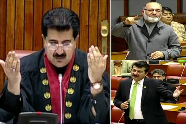 the issue turned into a heated debate when senate chairman sadiq sanjrani called on senator mushtaq ahmed to offer prayers for those affected by the deadly earthquake in turkiye and syria photo file the issue turned into a heated debate when senate chairman sadiq sanjrani called on senator mushtaq ahmed to offer prayers for those affected by the deadly earthquake in turkiye and syria photo file