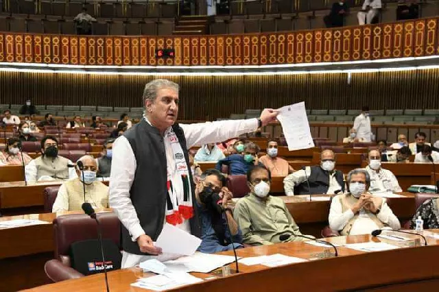 foreign minister shah mahmood qureshi presenting a resolution regarding palestine in national assembly photo facebook foreign minister shah mahmood qureshi presenting a resolution regarding palestine in national assembly photo facebook