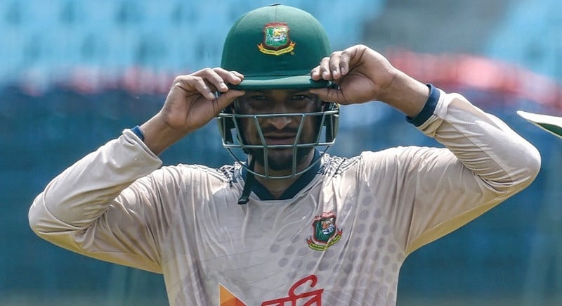 shakib al hasan cleared to play in second test against pakistan despite fir