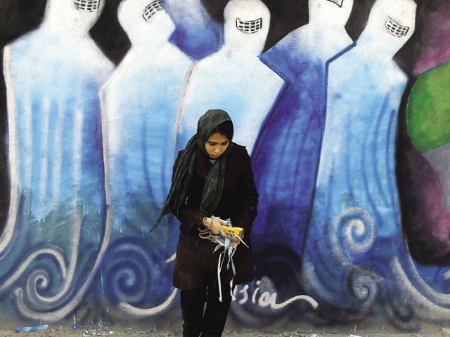 graffiti art brightens war torn afghanistan