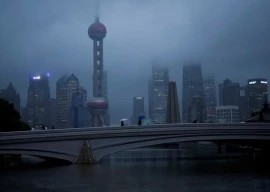 shanghai experiences strongest typhoon since 1949