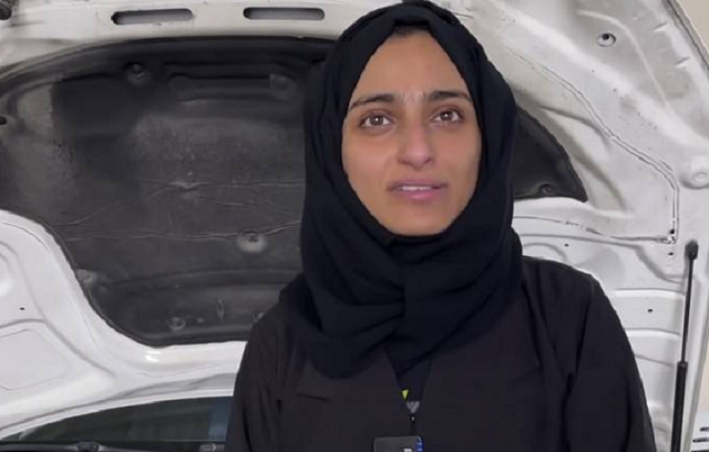 sharjah s first female emirati car mechanic huda al matroushi photo khaleej times file