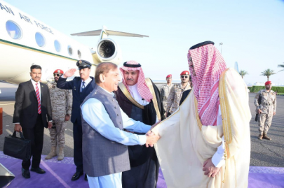 shehbaz begins saudi visit with prayers in madina