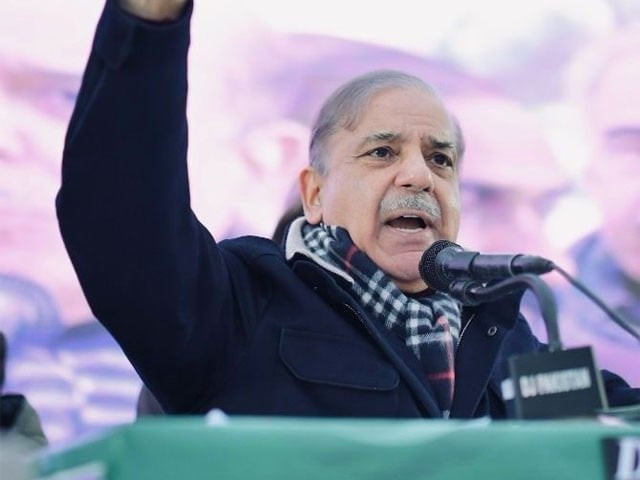 pml n president shehbaz sharif addressing a rally in sheikhupura on december 30 2023 photo x pmln org pml n president shehbaz sharif addressing a rally in sheikhupura on december 30 2023 photo x pmln org