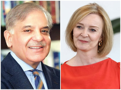 shehbaz felicitates liz truss as she wins vote to become next british pm