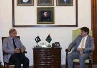 sindh chief minister murad ali shah meets prime minister shehbaz sharif photo express
