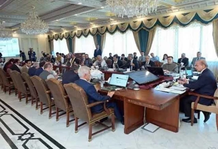 prime minister shehbaz sharif chairs a meeting of the federal cabinet photo express
