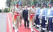 prime minister shehbaz sharif being given guard of honour at the pm house photo twitter pml n