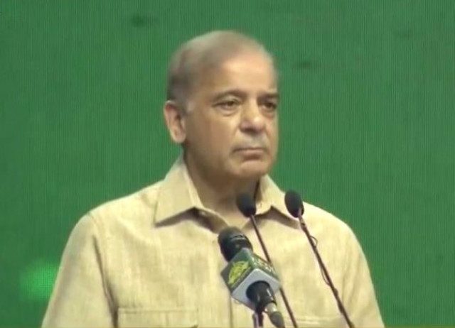 prime minister shehbaz sharif addressing the families of the martyrs at a ceremony in islamabad on may 9 2024 screengrab prime minister shehbaz sharif addressing the families of the martyrs at a ceremony in islamabad on may 9 2024 screengrab