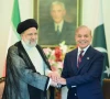prime minister shehbaz sharif meets with iranian president ebrahim raisi on april 22 2024 in islamabad photo pid
