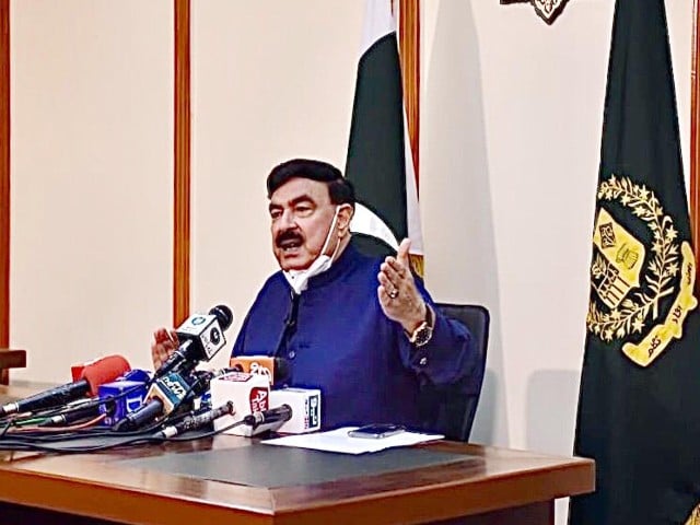 railways minister sheikh rashid ahmed said ml 1 would reduce the travel time from karachi to lahore to seven hours and from lahore to rawalpindi to two hours photo ppi file