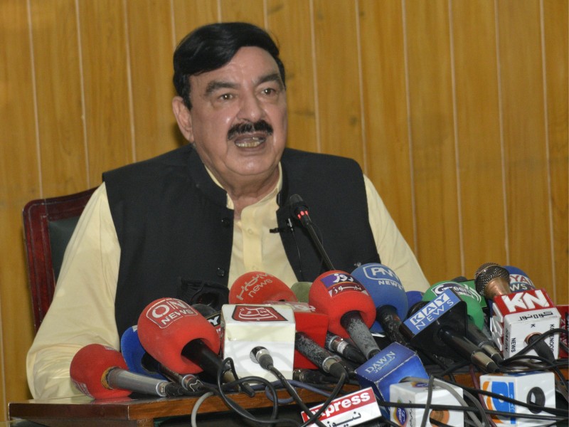 interior minister sheikh rashid photo pid file