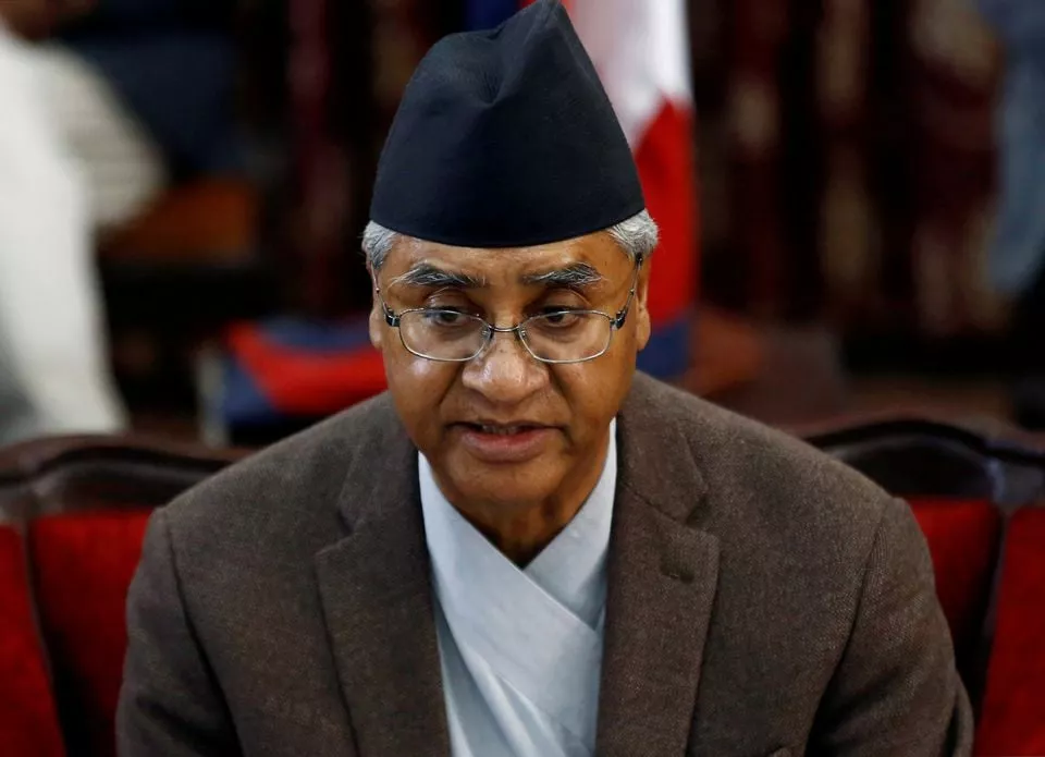 sher bahadur deuba in kathmandu nepal february 15 2018 photo reuters file sher bahadur deuba in kathmandu nepal february 15 2018 photo reuters file