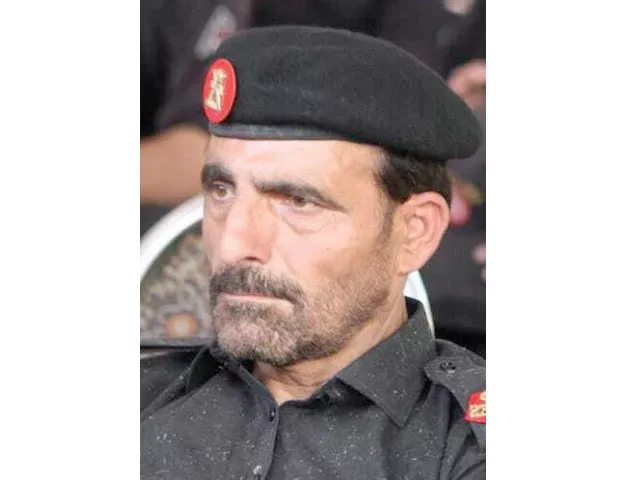 sher salam head constable of dir levies in dir lower district of kp photo file sher salam head constable of dir levies in dir lower district of kp photo file