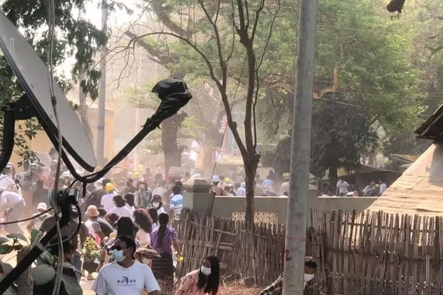 people disperse after security forces fired shots at protesters in nyaung u myanmar march 7 2021 in this still image taken from video provided on social media video taken march 7 2021 photo reuters people disperse after security forces fired shots at protesters in nyaung u myanmar march 7 2021 in this still image taken from video provided on social media video taken march 7 2021 photo reuters