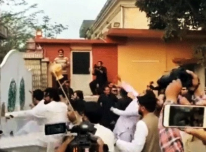 pti workers storm sindh house