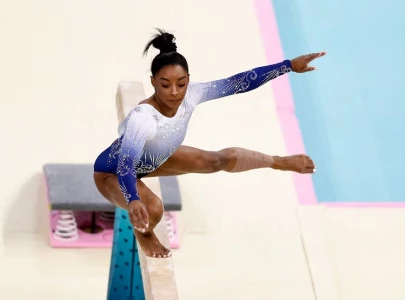 simone biles falls finishes fifth on balance beam at paris olympics simone biles falls finishes fifth on balance beam at paris olympics