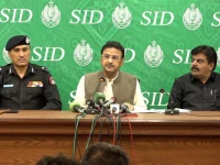 sindh home minister ziaul hassan lanjar addressing a press conference alongside education minister sardar shah and sindh inspector general ig ghulam nabi memon at the directorate of social media photo express sindh home minister ziaul hassan lanjar addressing a press conference alongside education minister sardar shah and sindh inspector general ig ghulam nabi memon at the directorate of social media photo express