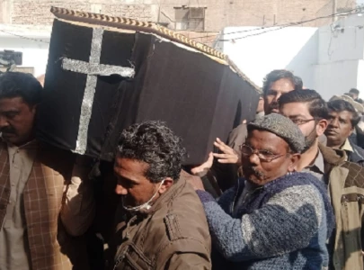 slain pastor laid to rest amid sobs and tears in peshawar