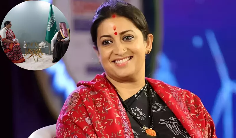 bjp minister smriti irani leads rare non muslim indian delegation to madina