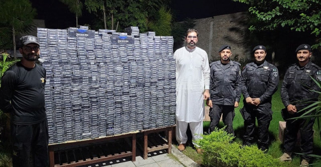 smuggling goods worth rs140m seized in k p operations